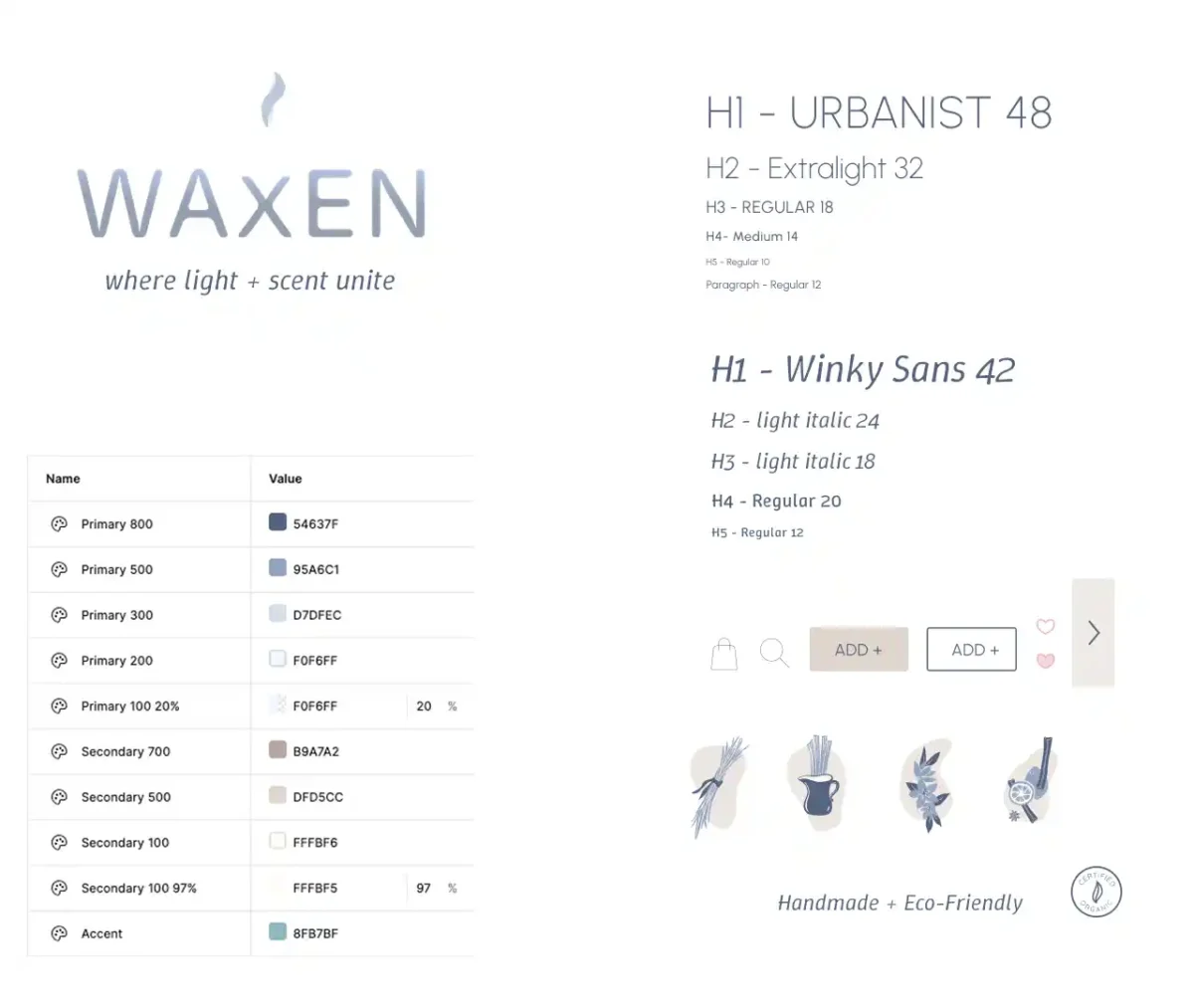 Basic elements and style for web project.