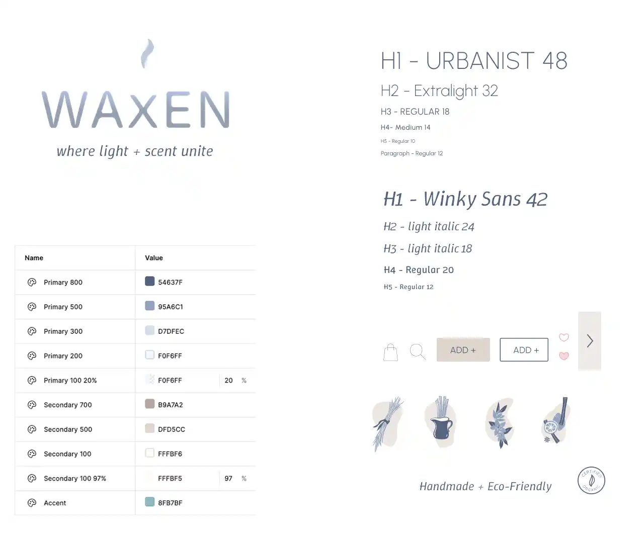Basic elements and style for web project.