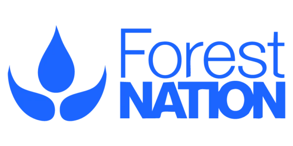 client logo in blue for nature preservation