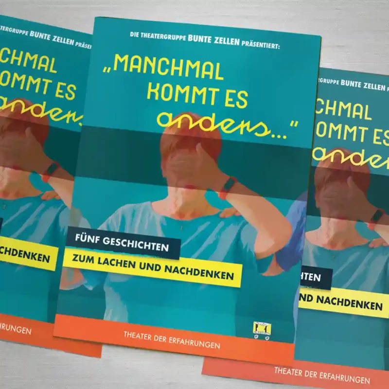 Flyer design for theater company.